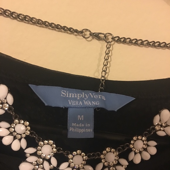 Simply Vera Vera Wang Lace Top - Picture 3 of 3